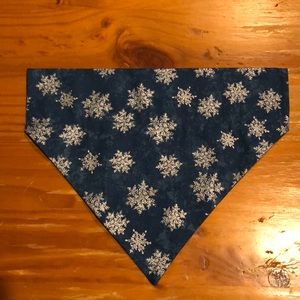 Snowflake dog bandana
